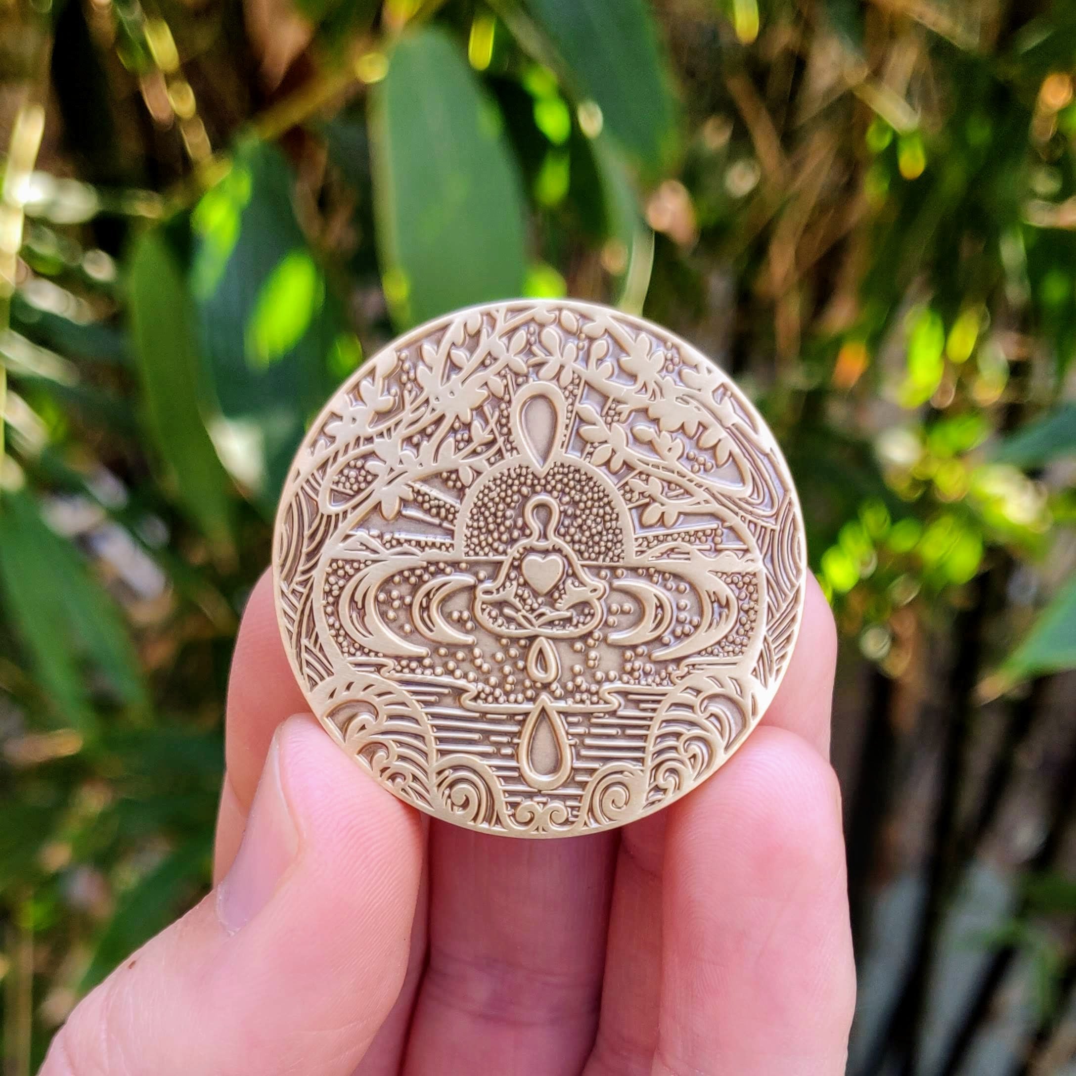 I Am Limitless Mantra Medallion - Gold