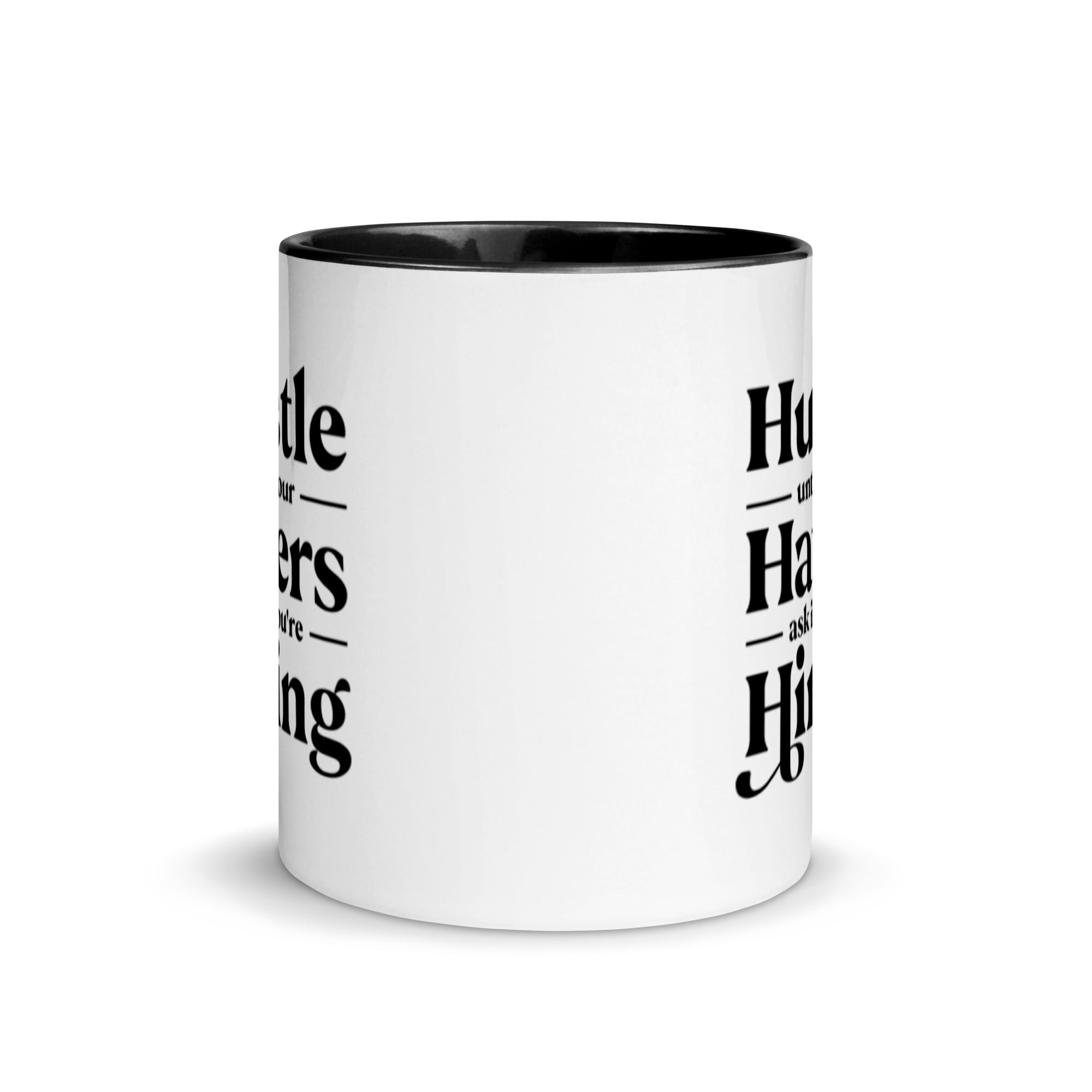 Hustle Mug with Black Inside