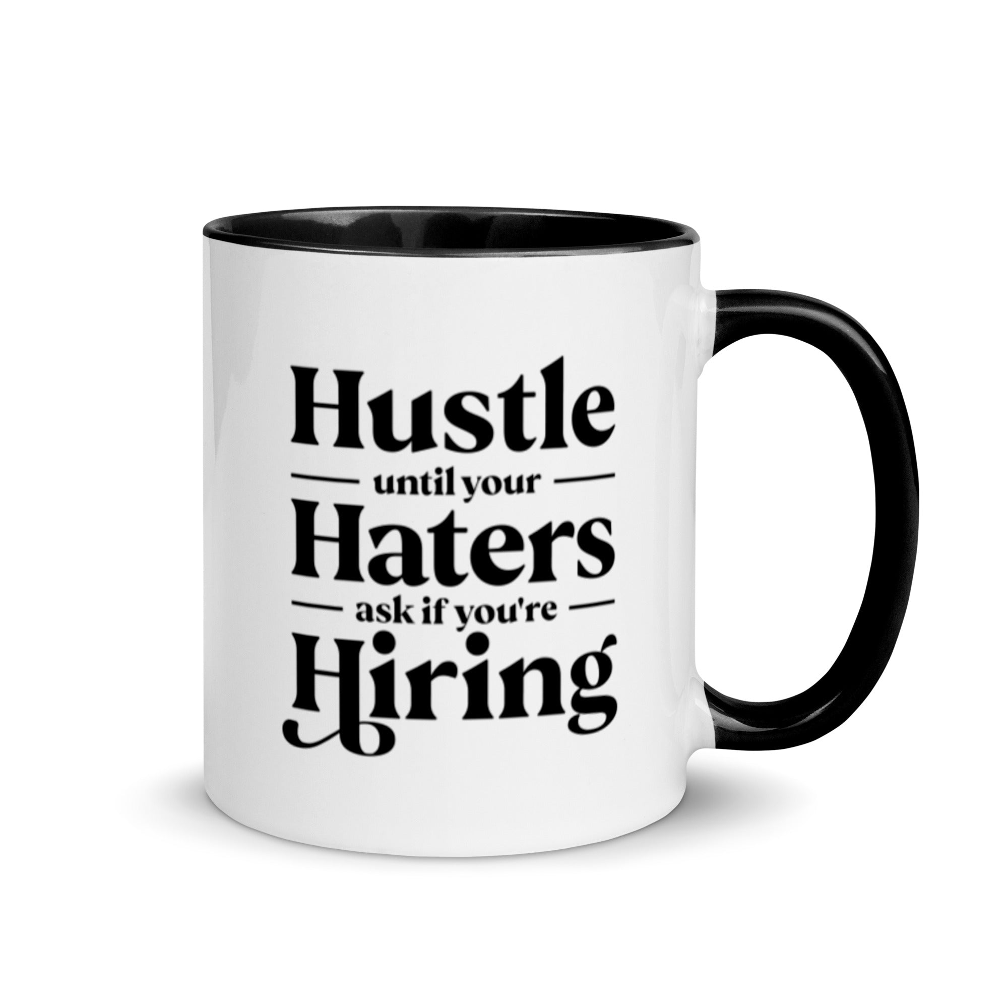 Hustle Mug with Black Inside