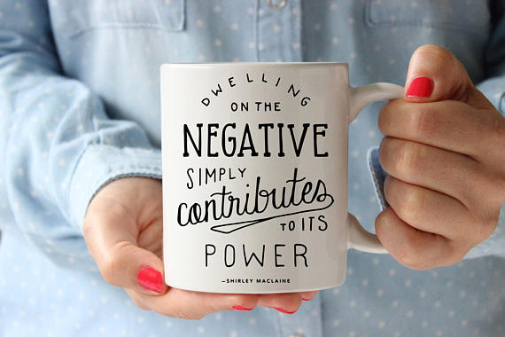 Negativity Buster Inspirational Coffee Mug - Boss Lady Swag