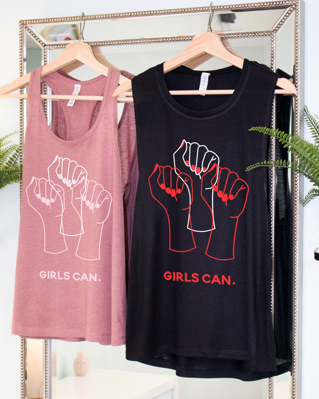GIRLS CAN. Tank Top - Pick Style &amp; Color