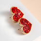 Stardust Glitter Heart Stud Earrings