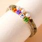 Inspirational Pearl Stones Bracelet Set