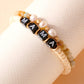 Inspirational Pearl Stones Bracelet Set