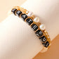 Inspirational Pearl Stones Bracelet Set