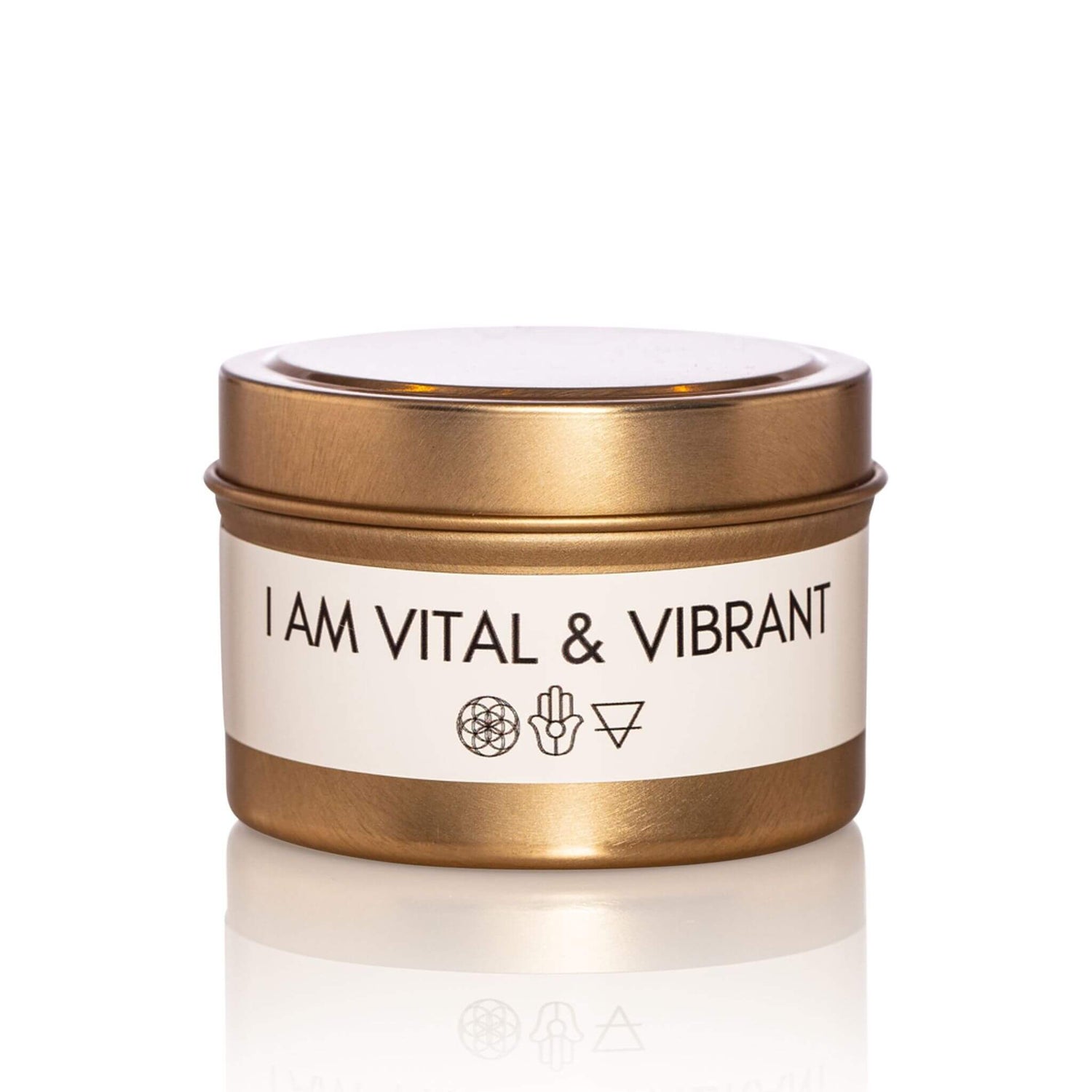 I Am Vital &amp; Vibrant Soy Affirmation Candle